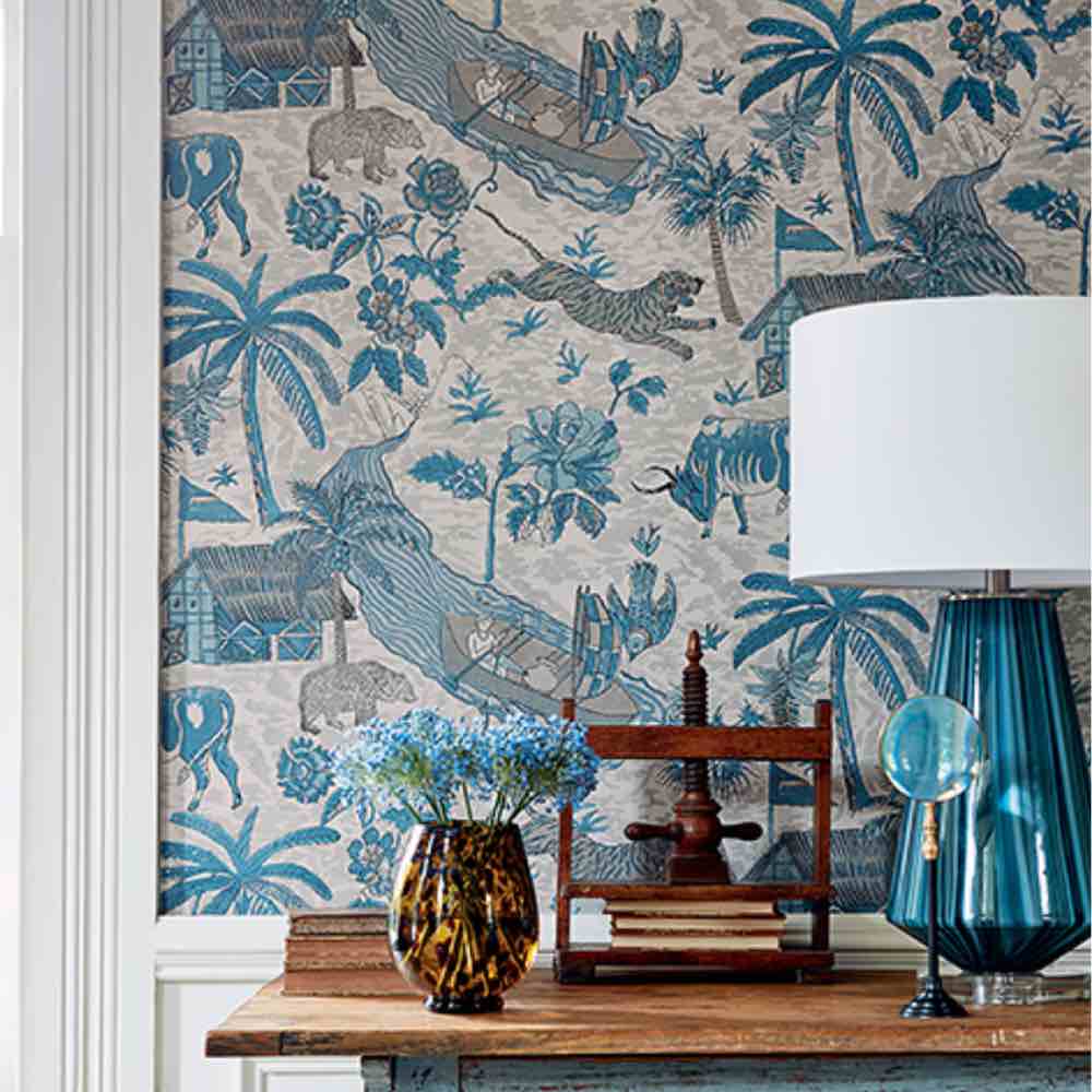 Thibaut Colony Wallpaper