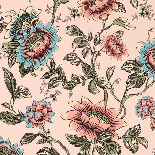 Clarke & Clarke Tonquin Wallpaper in Blush