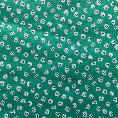 Genuine 1930's Vintage Ditsy Dress Fabric in Green