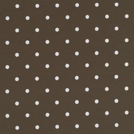 6 mts Studio G Dotty Chocolate Fabric.