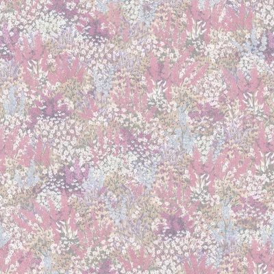 Cole & Son Petite Fleur Wallpaper in Cerise & Eau de Nil