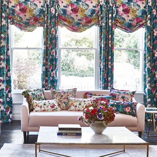 Studio G Hydrangea Fabric in Autumn