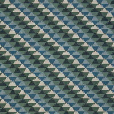Kit Kemp Buzy Lizzie Fabric in Aqua