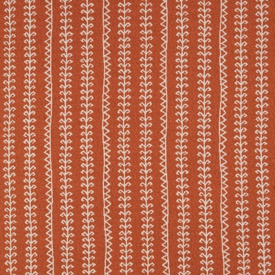 Kit Kemp Little Weed Fabric in Orange