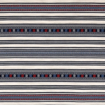 Kit Kemp Romany Weave Double Width Fabric in Indigo