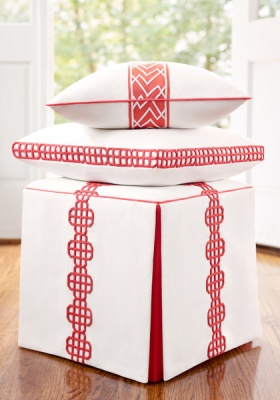 Thibaut Perla Tape in Peony