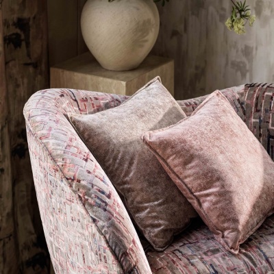 Clarke & Clarke Dipinto Velvet in Ivory