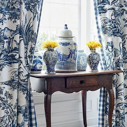 Anna French Antilles Toile Cotton in Brown