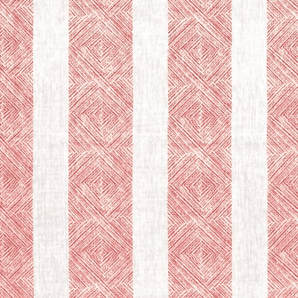 Anna French Clipperton Stripe Linen in Red