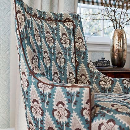 Anna French Cornwall Linen in Brown and Slate