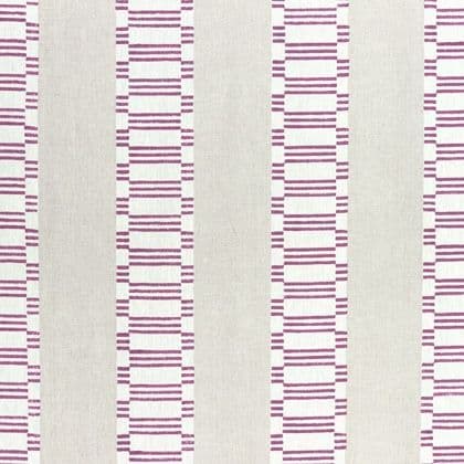 Anna French Japonic Stripe Linen in Fuchsia