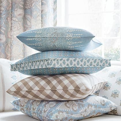 Anna French Javanese Stripe in Spa Blue