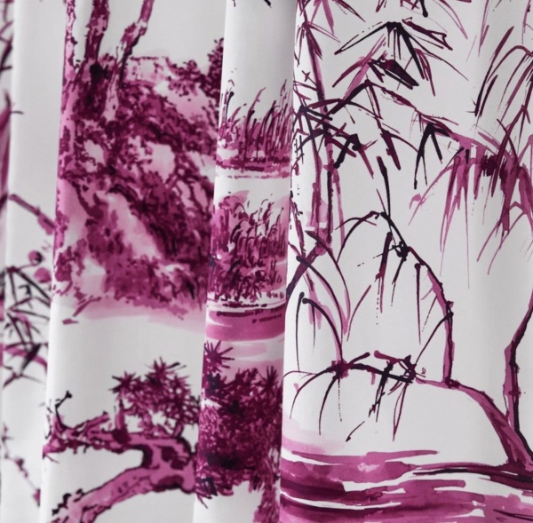 Anna French Kyoto Cotton in Fuchsia