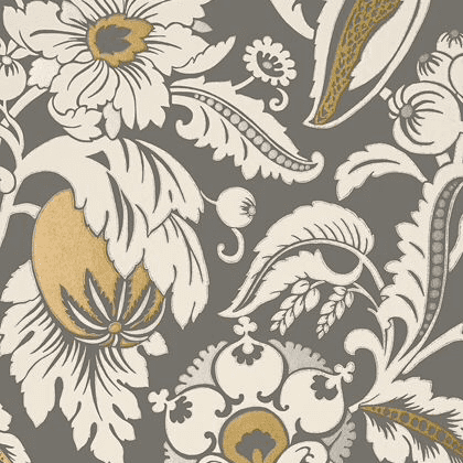 Anna French Mallorca Wallpaper in Charcoal