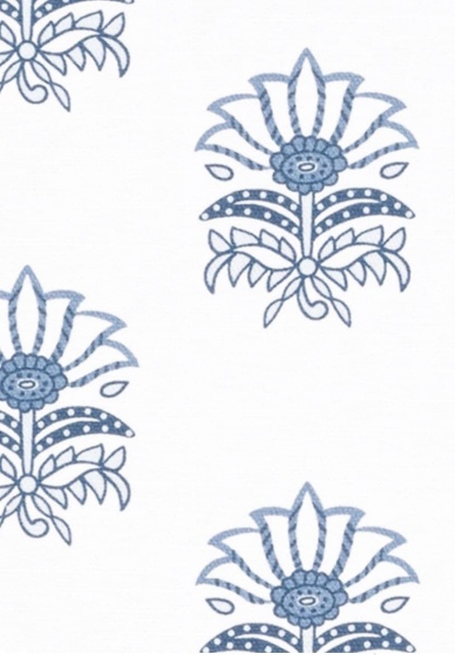 Anna French Milford Cotton in Blue