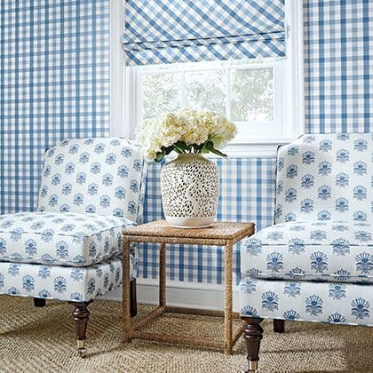 Anna French Milford Cotton in Blue