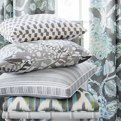 Anna French Tree House Cotton in Eggplant