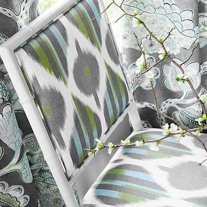 Anna French Tree House Cotton in Eggplant