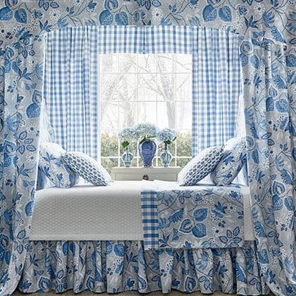 Anna French Westmont Linen in Blue