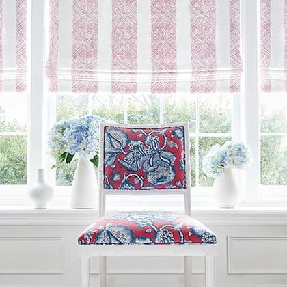 Anna French Westmont Linen in Red and Blue