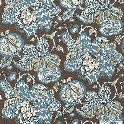 Anna French Westmont Wallpaper in Brown and Slate