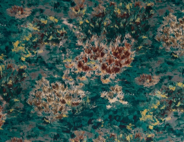 Clarke and Clarke Fiore Fabric in Mineral