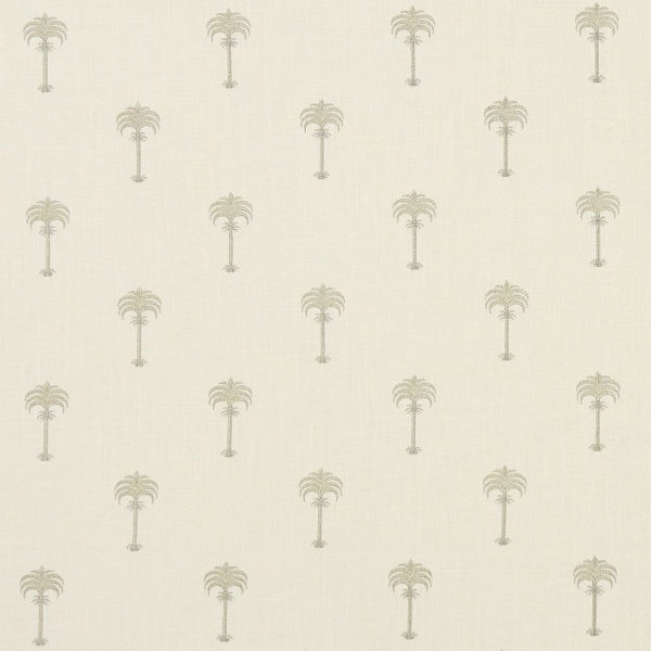 Clarke and Clarke Menara Fabric in Champagne/Ivory