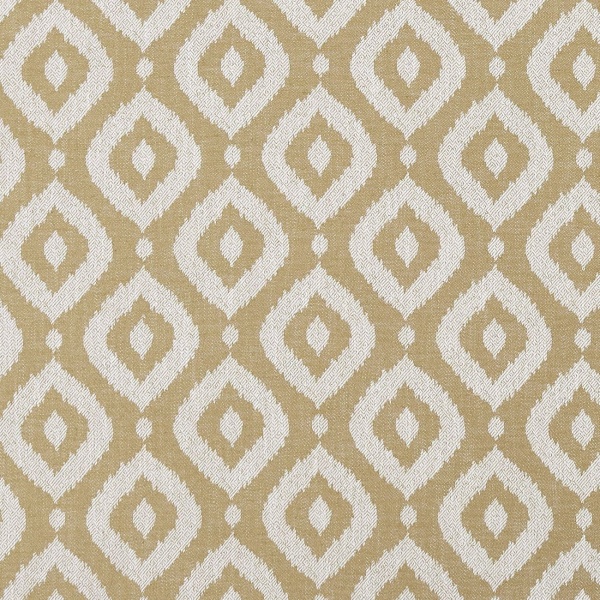 Clarke and Clarke Soraya Fabric in Ochre