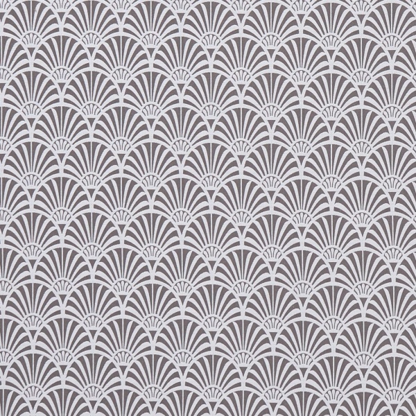 Clarke and Clarke  Zellige Fabric in Charcoal