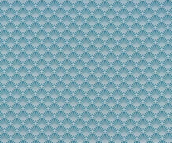 Clarke and Clarke  Zellige Fabric in Teal