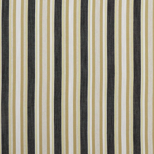 Clarke and Clarke Ziba Fabric in Charcoal/Ochre