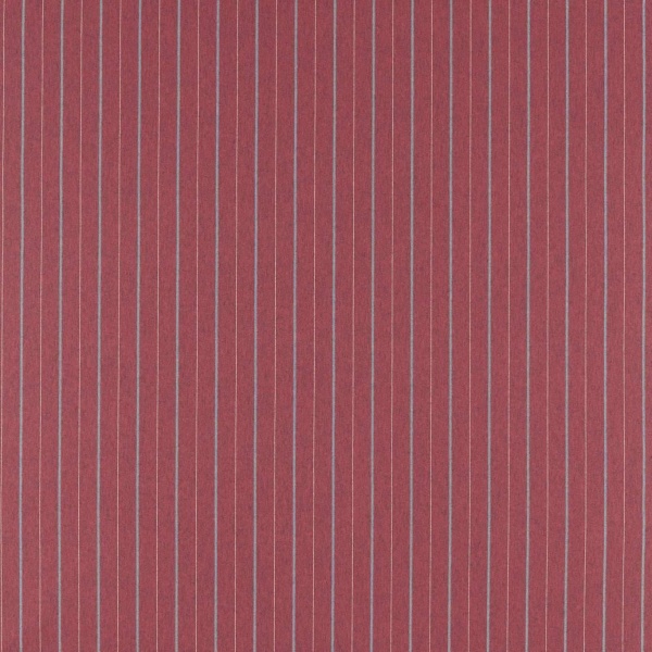 Clarke & Clarke Bowmont Stripe in Cranberry