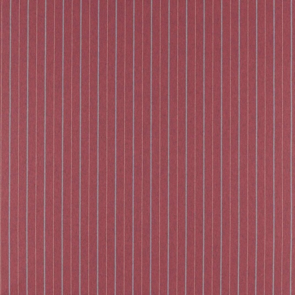 Clarke & Clarke Bowmont Stripe in Cranberry