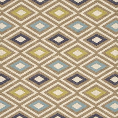 Clarke & Clarke Cherokee in Indigo/Palm