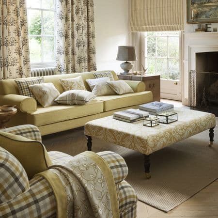 Clarke & Clarke Easton in Ivory