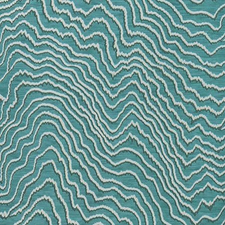 Clarke & Clarke Fiji Wallpaper in Teal