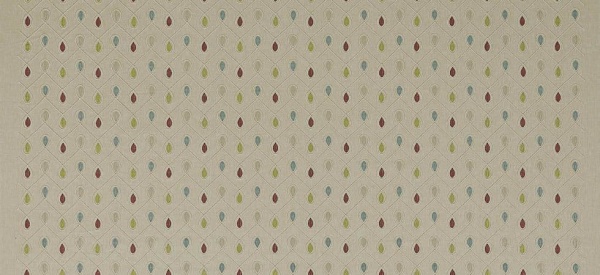 Clarke & Clarke Healey in Raspberry/Duckegg
