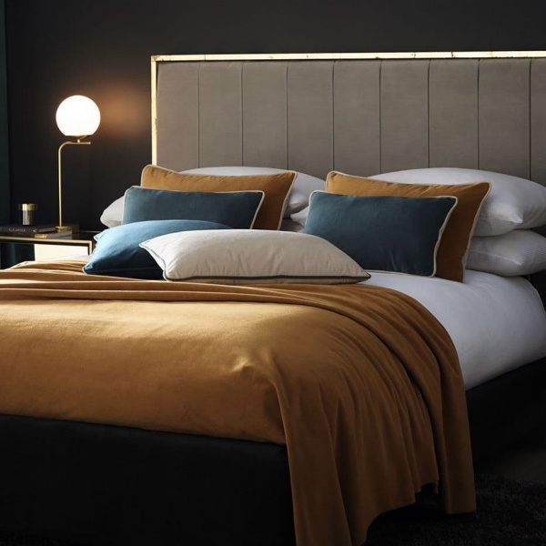 Clarke & Clarke Miami Velvet in Taupe