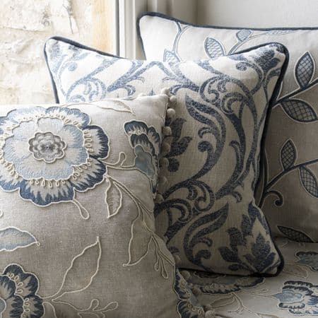 Clarke & Clarke Richmond in Teal/Acacia