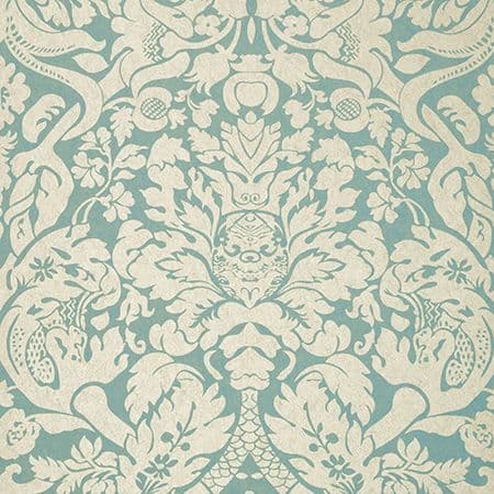 Clarke & Clarke Valentina Wallpaper in Mineral