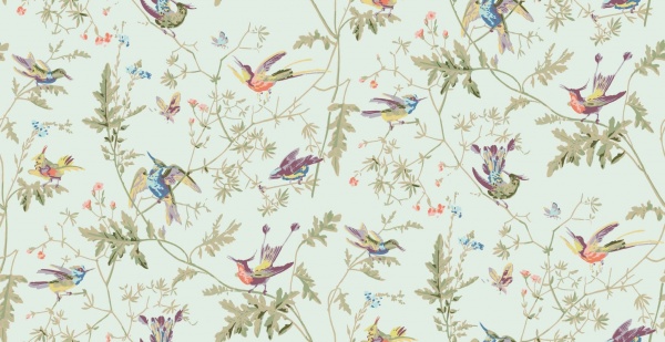 Cole and Son Hummingbird Cotton.  F62/1004