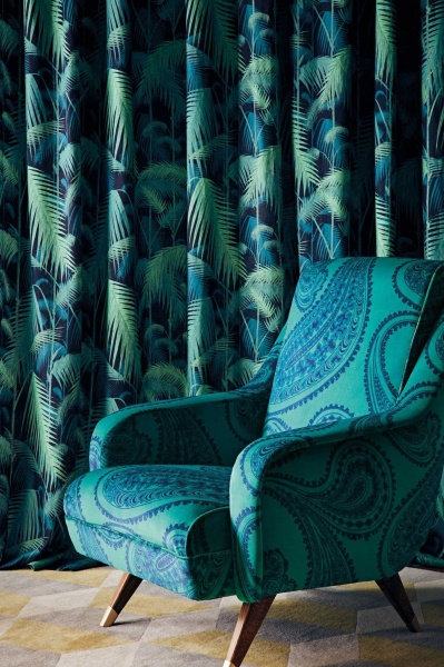 Cole and Son Palm Jungle 100% Linen F111/2003