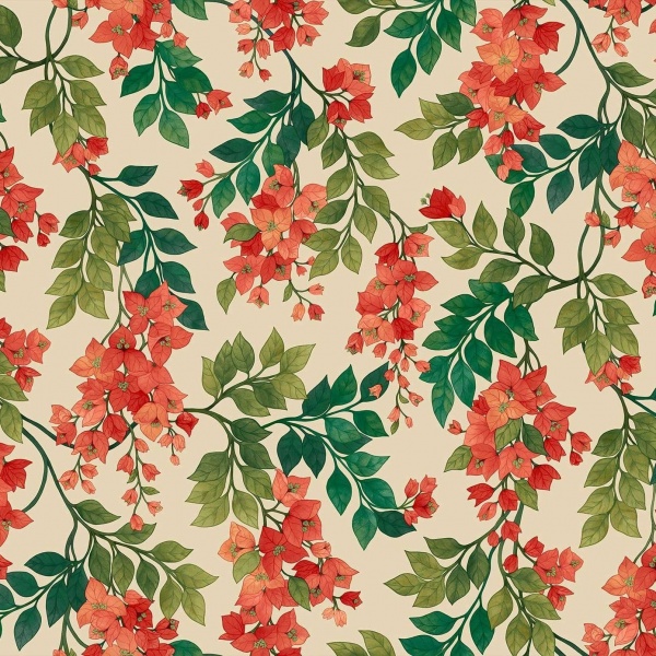 Cole & Son Bougainvillea Wallpaper 117/6016