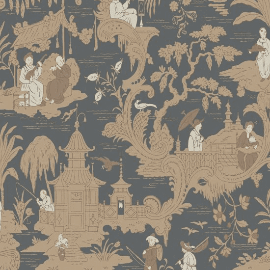 Cole & Son Chinese Toile Wallpaper 100/8040 Cole & Son Chinese Toile Wallpaper 100/8040