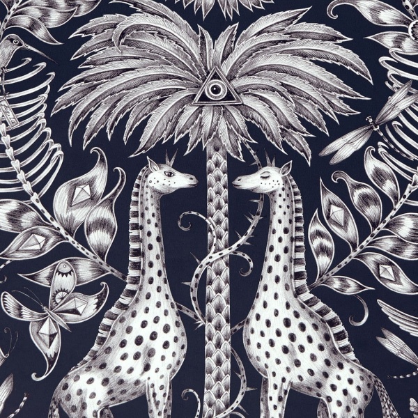 Emma Shipley Kruger Wallpaper in Navy