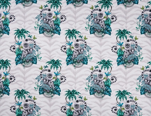 Emma Shipley Lemur Velvet in Navy