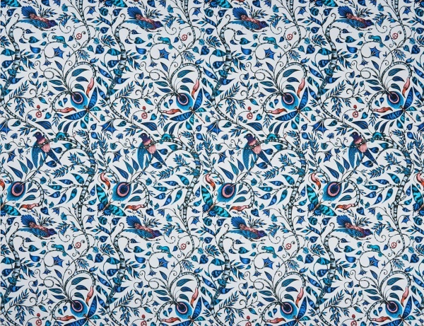 Emma Shipley Rousseau in Blue