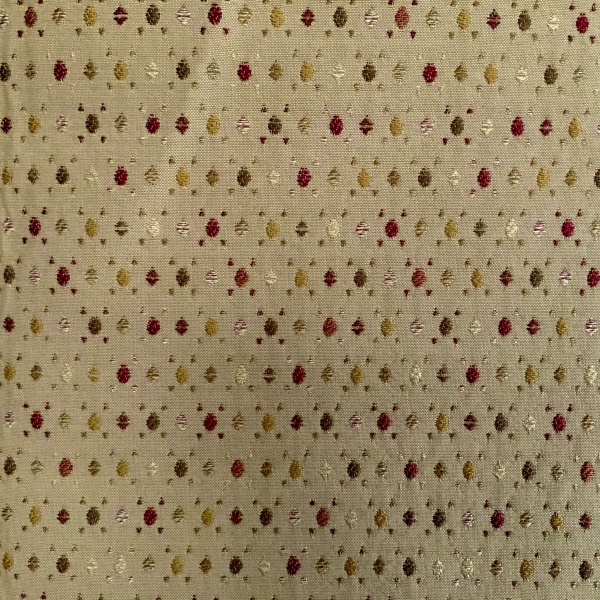 Gold Jacquard  Fabric. 1 mts