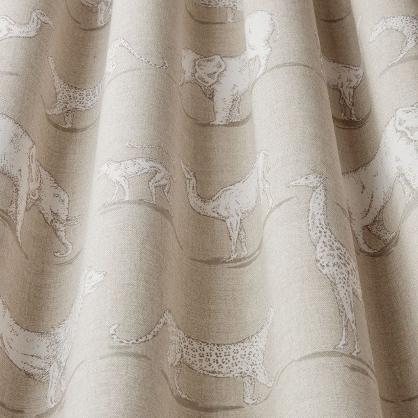 Iliv Prairie Animals Fabric  in Linen