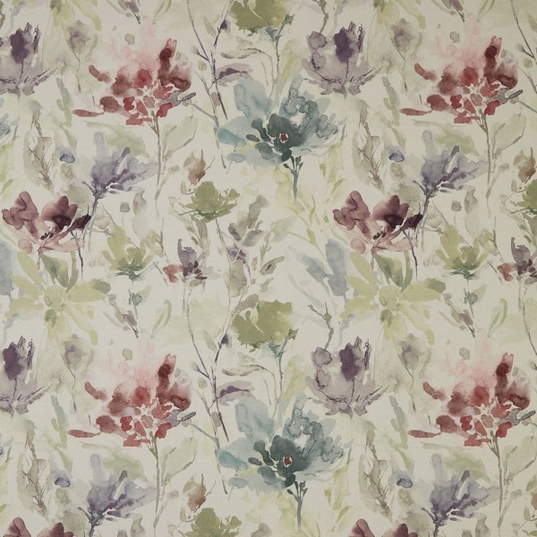 Iliv  Water Meadow Fabric  in Eucalyptus